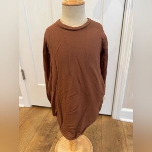 Jax and Lennon Cozy Brown Kids Casual Dress